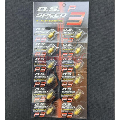 OS Speed P3 Gold Off-road Ultra Hot Glow Plug 12pcs package